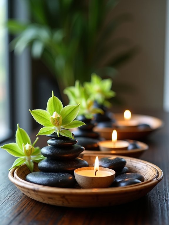 bamboo centerpieces with elegance