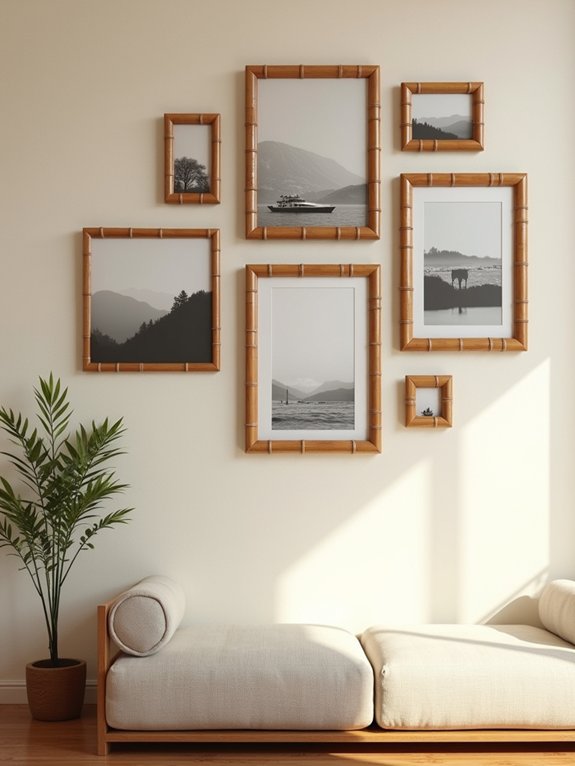 bamboo frames for memories