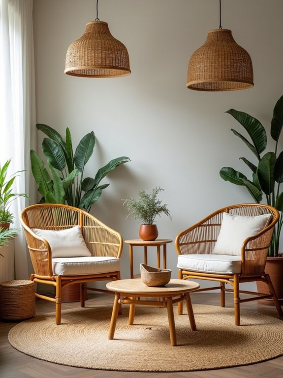 bamboo furniture for cozy spaces