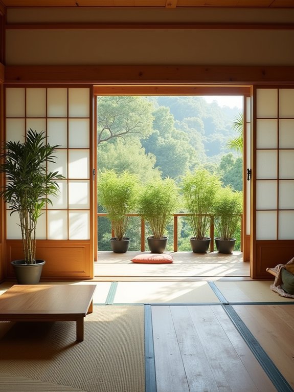 bamboo inspired natural decor elements