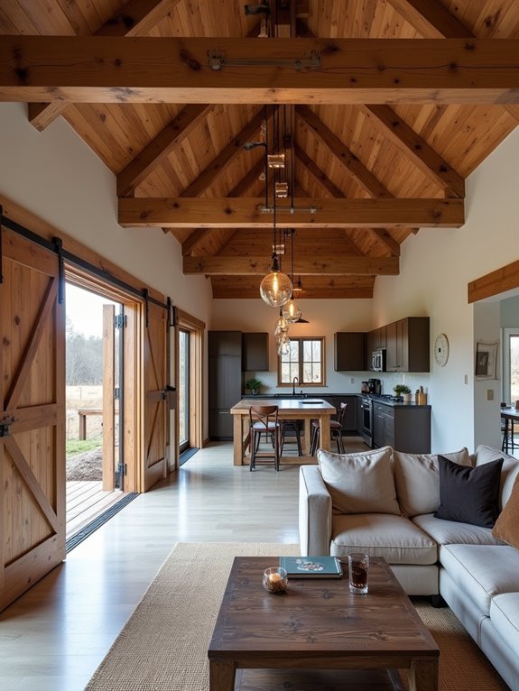 barn living with horses