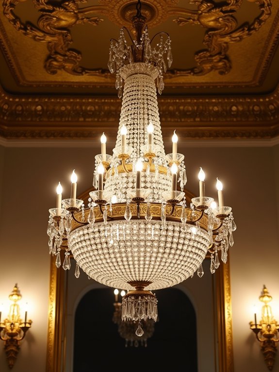 baroque crystal lighting elegance