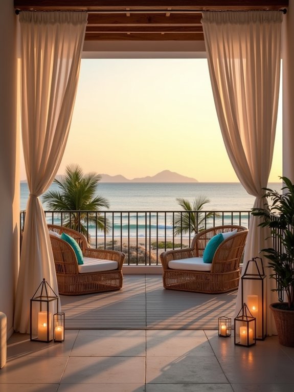 beachfront balcony decor tips