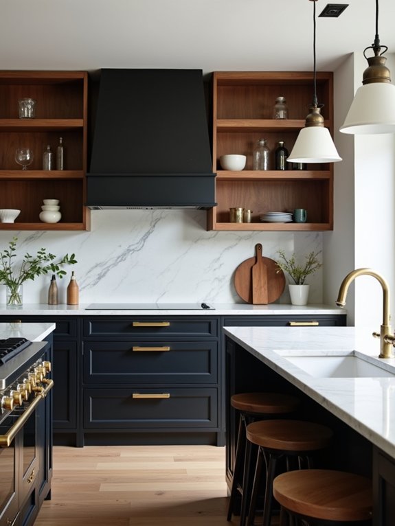black and wood harmony