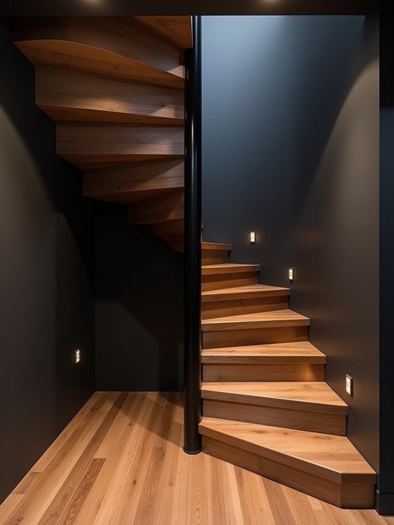 black stained wood elegance