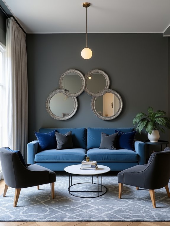blue and gray harmony