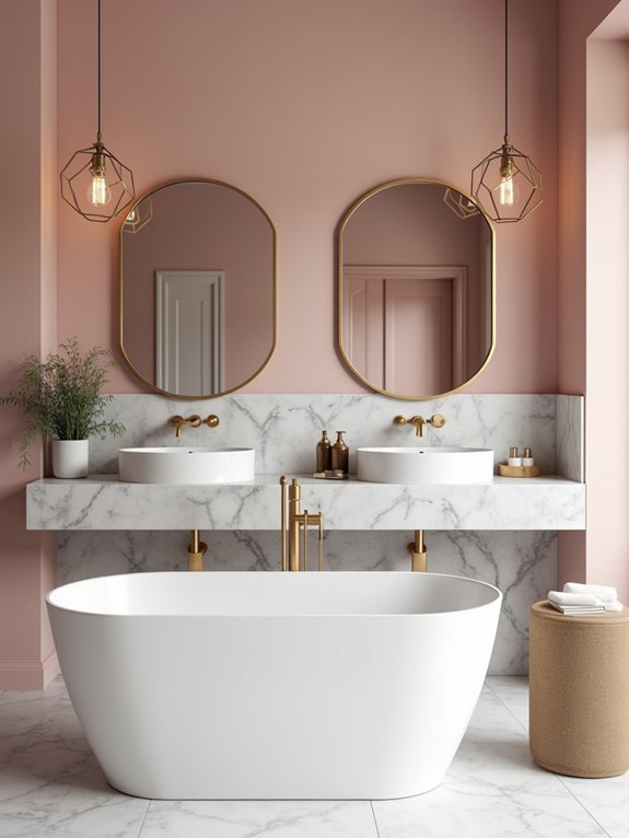 blush pink and gold elegance