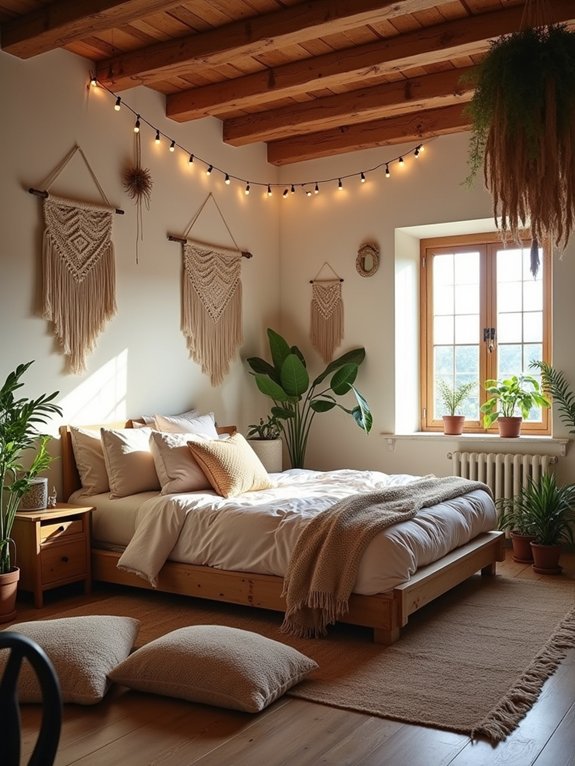 bohemian attic bedroom sanctuary