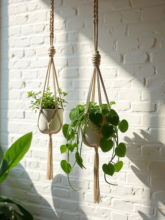 bohemian macram plant hangers