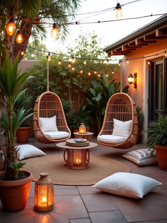 bohemian outdoor living haven