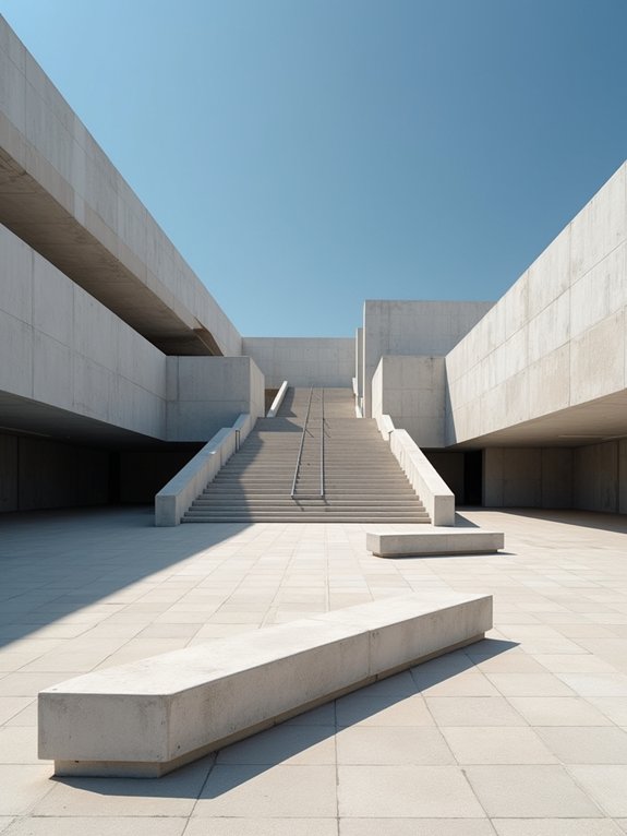 bold concrete public spaces