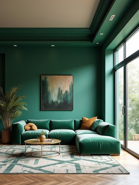 bold emerald teal elegance