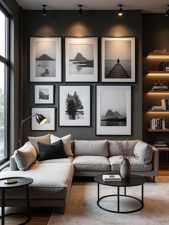 bold floor to ceiling gallery