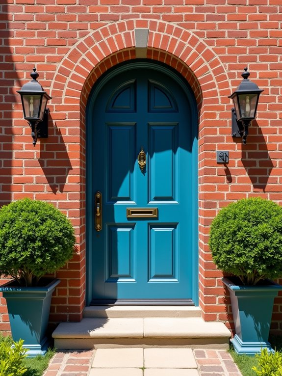 bold front door colors