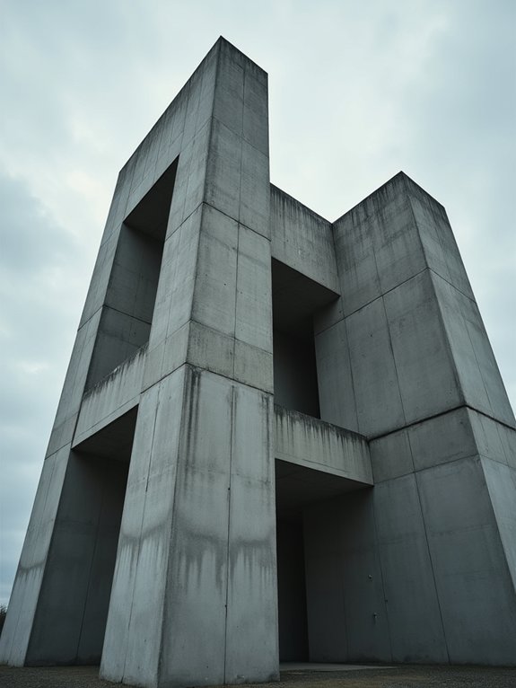 bold geometric forms dominate