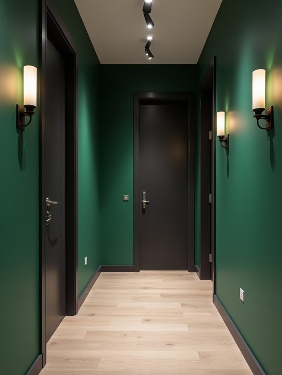 bold hallway paint ideas