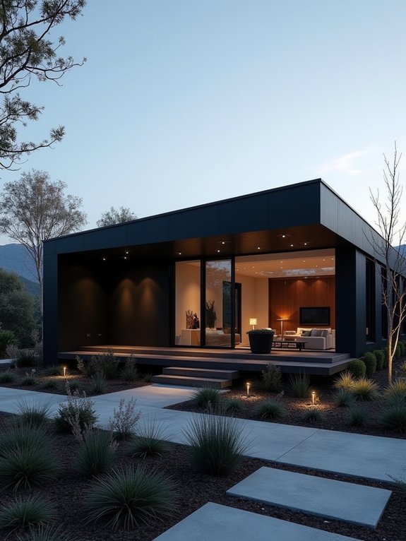 bold minimalist ranch design