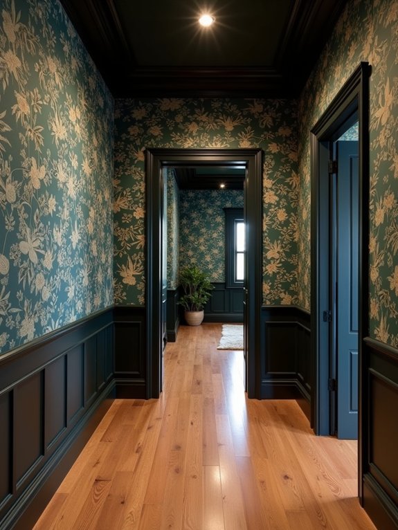 bold patterns transform hallways