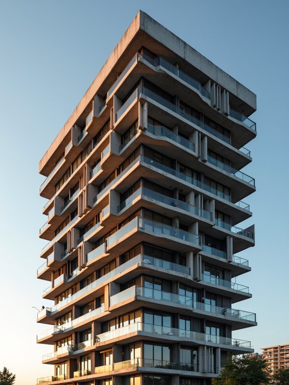 bold residential brutalist architecture