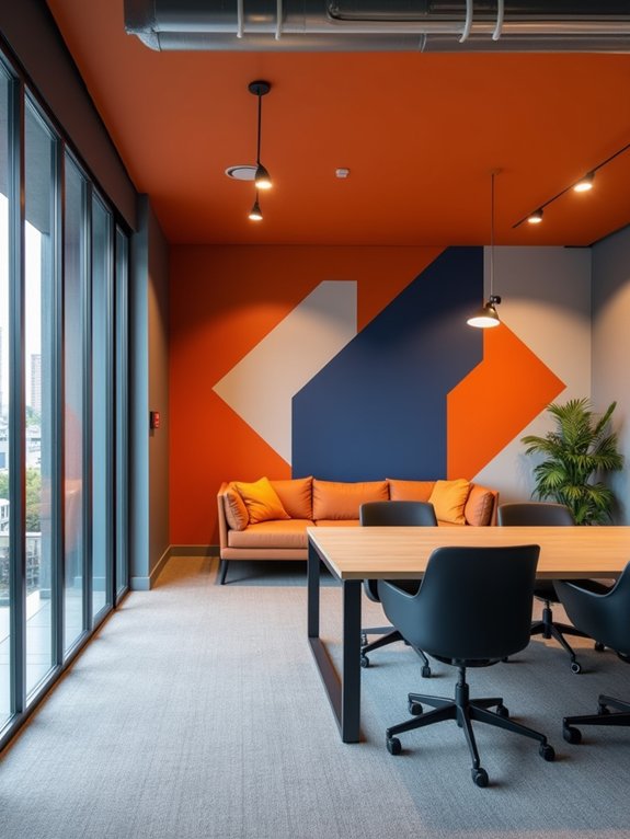branded workspace color psychology