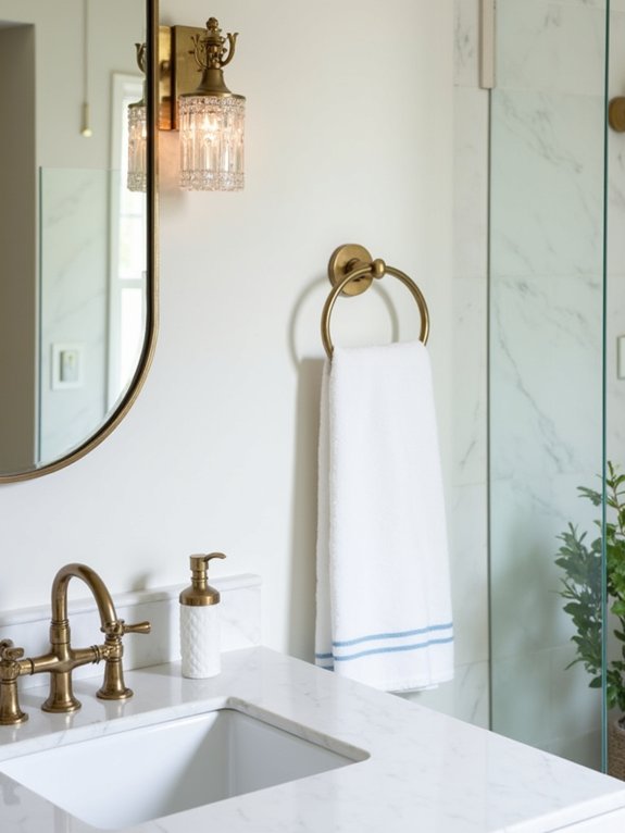 brass and chrome elegance
