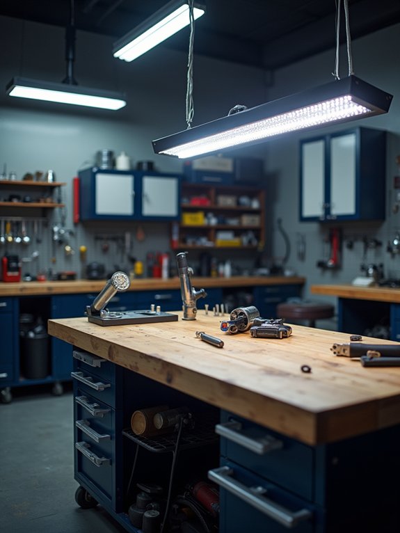 bright adjustable workshop lighting