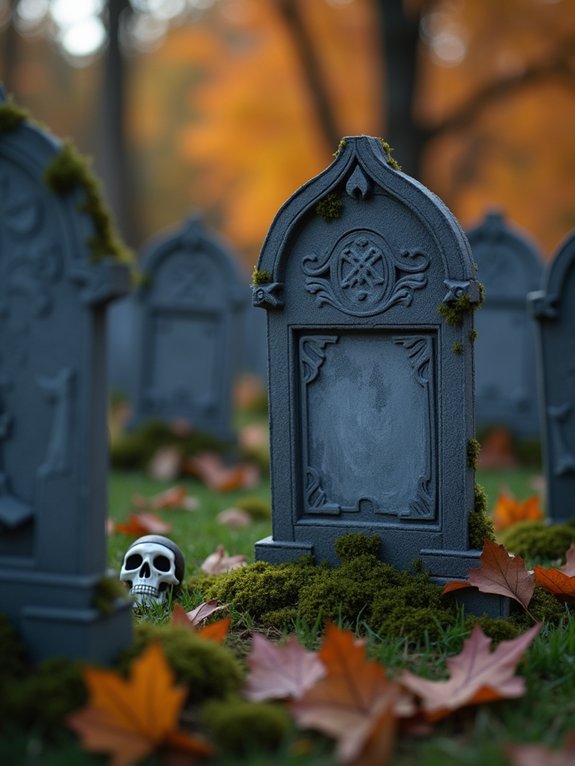 budget friendly graveyard decorations