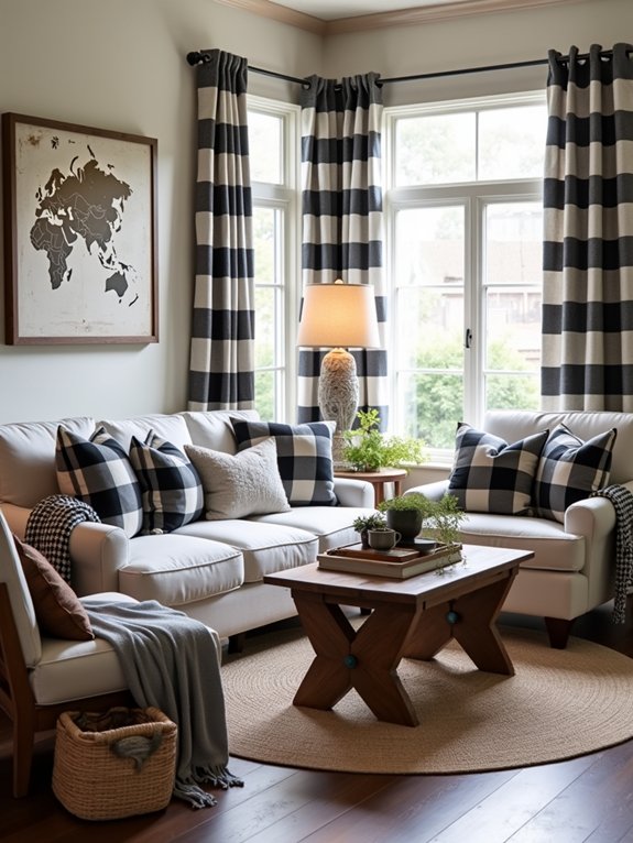 buffalo check farmhouse decor