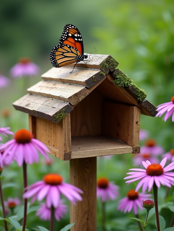 build cozy butterfly shelter