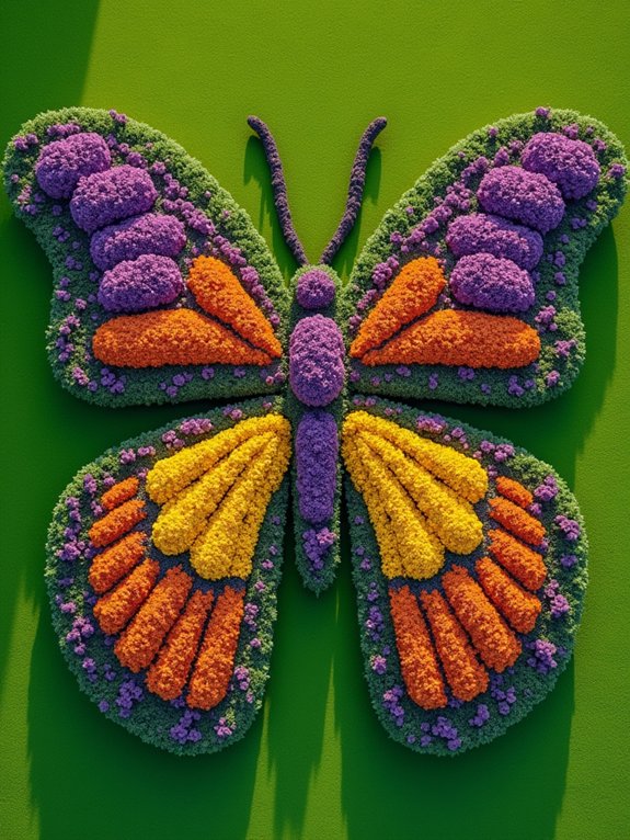 butterfly garden layout design