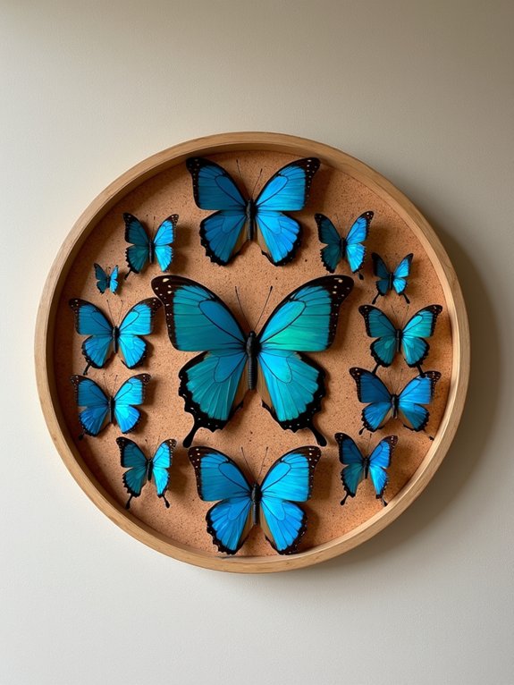 butterfly inspired memory board design