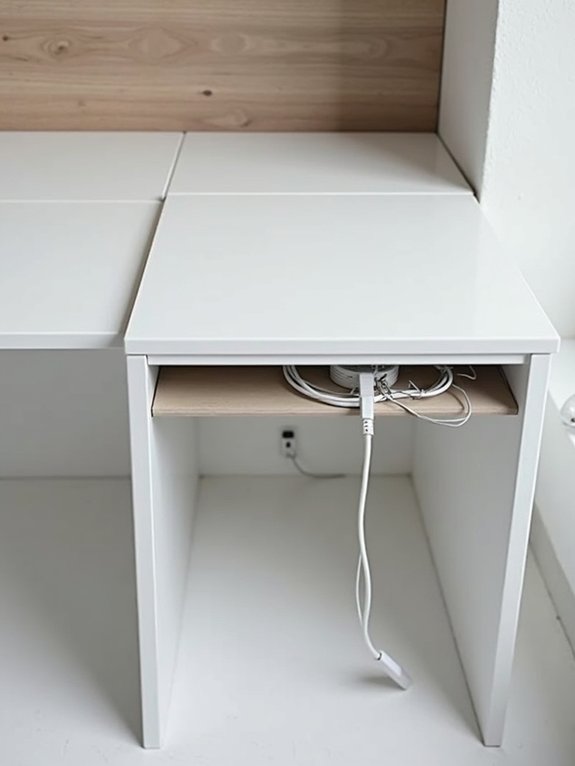 cable management corner desk