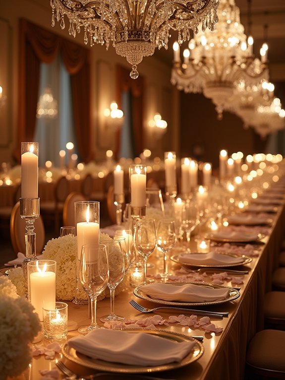 candlelight creates enchanting atmosphere