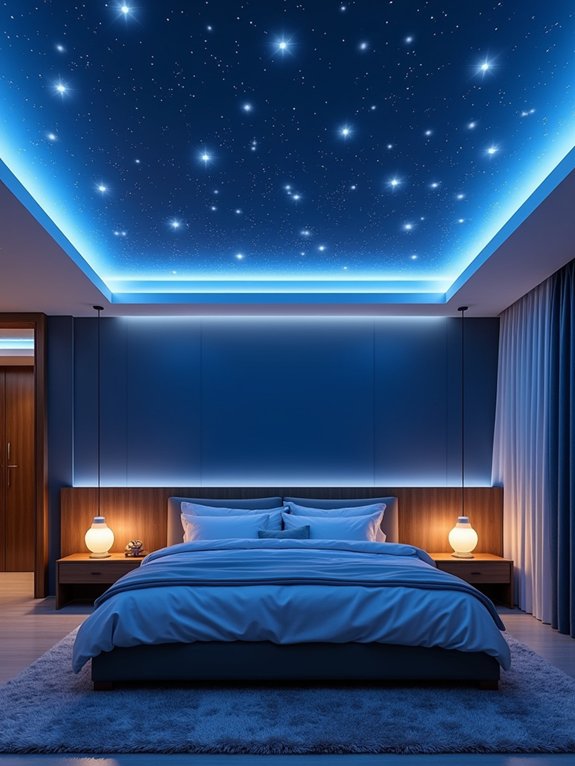 celestial bedroom ceiling designs
