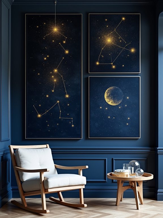 celestial themed wall art