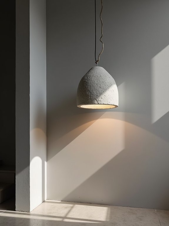 cement lighting fixtures elegance