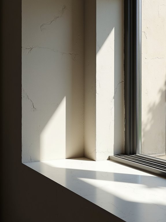 cement sills enhance window aesthetics