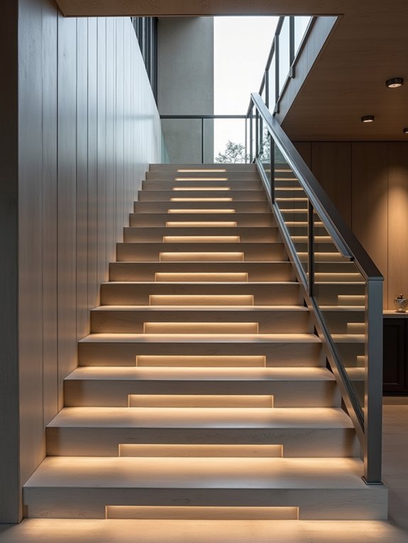 cement staircase design elements