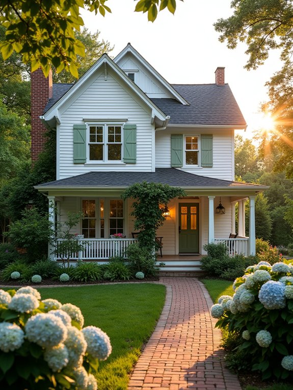 charming board and batten cottage design