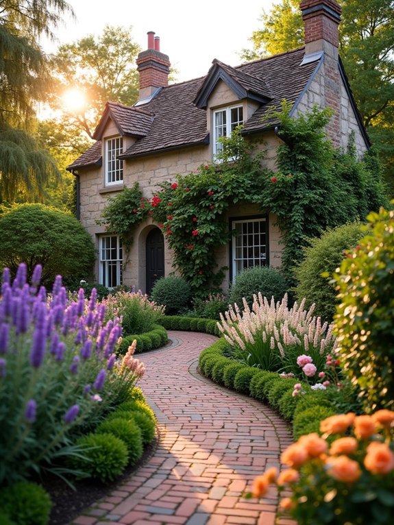 charming cottage garden elements