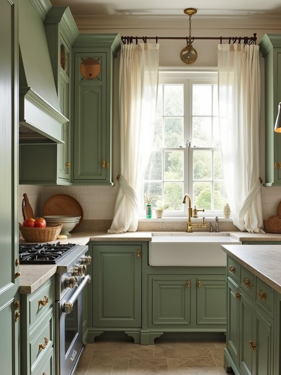 charming distressed cabinet makeover