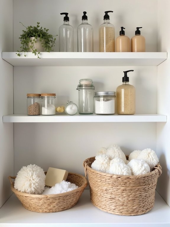 charming diy bath display