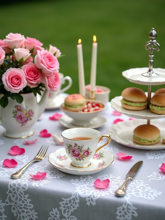 charming garden tea party