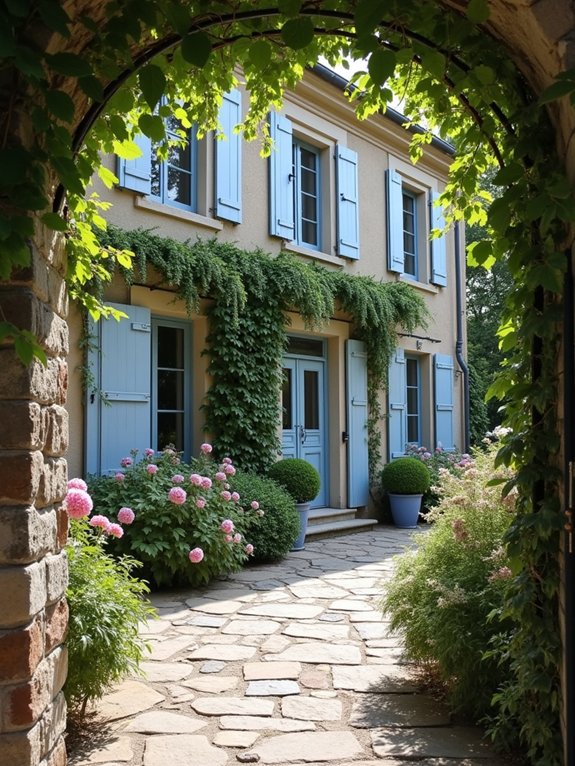 charming periwinkle cottage style