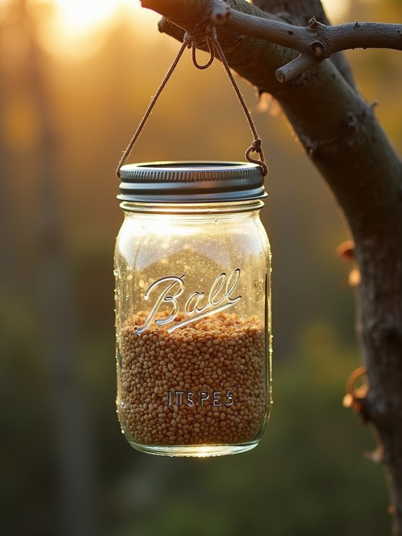 charming rustic bird feeder