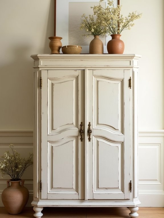 charming rustic whitewashed furniture