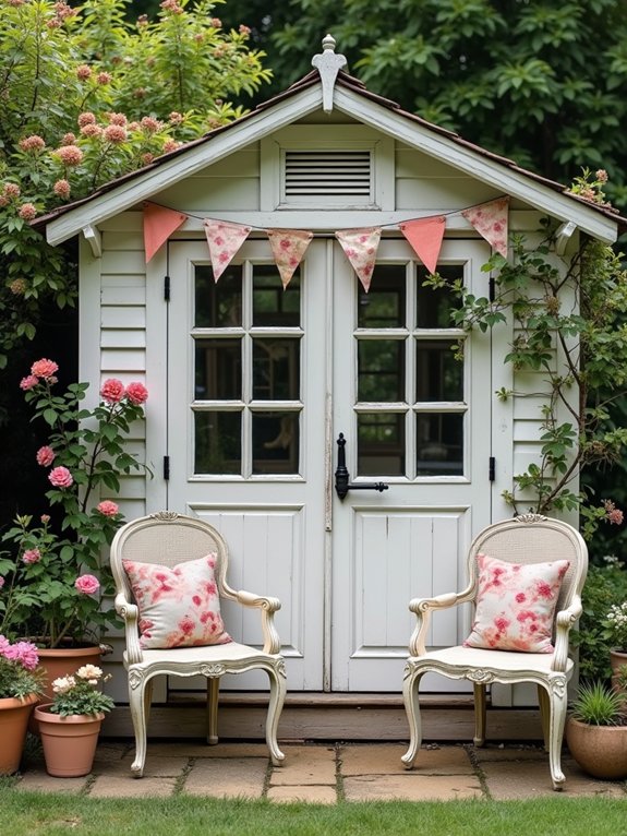 charming shabby chic garden