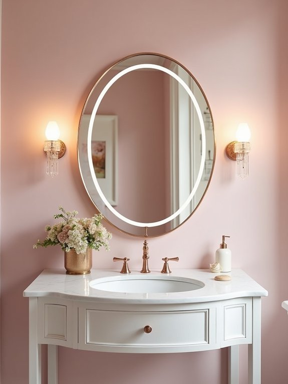 charming vanity mirror designs