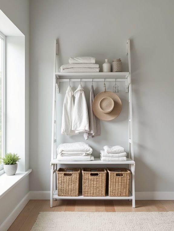 charming vertical storage solution