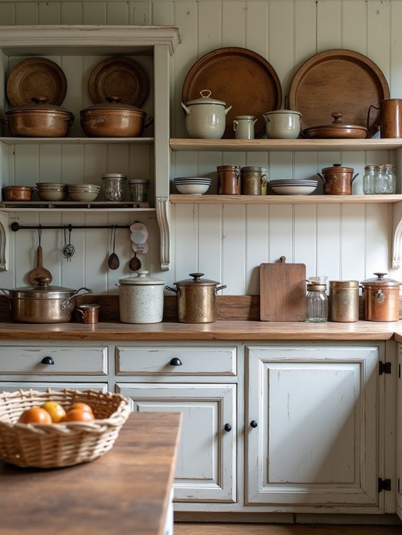 charming vintage kitchen storage